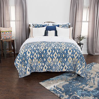 Rizzy Home Asher Geometric Quilt Set with Shams