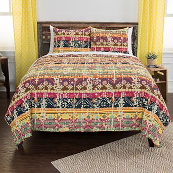 Rizzy Home Dash Geometric Quilt Set with Shams