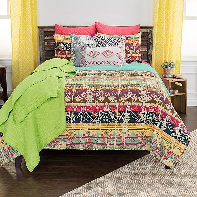 Rizzy Home Maddux Place Dash Geometric Quilt Set