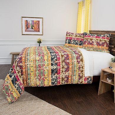 Rizzy Home Dash Geometric Quilt Set with Shams