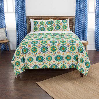Rizzy Home Franky Geometric Quilt Set with Shams