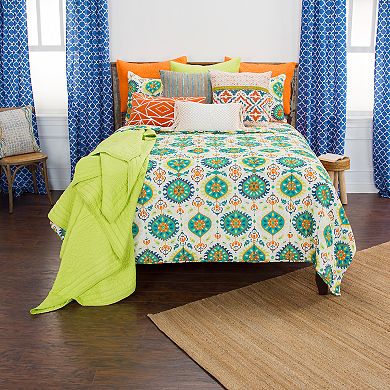 Rizzy Home Franky Geometric Quilt Set with Shams