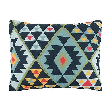 Rizzy Home Maddux Place Miles Geometric Quilt Set