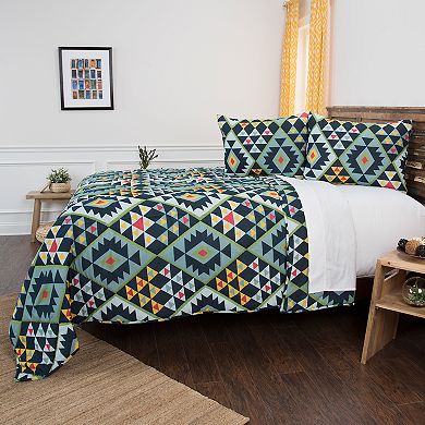 Rizzy Home Miles Geometric Quilt Set with Shams