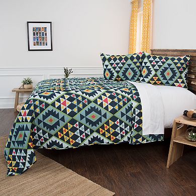 Rizzy Home Maddux Place Miles Geometric Quilt Set