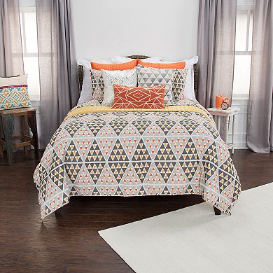 Rizzy Home Tommy Geometric Quilt Set with Shams