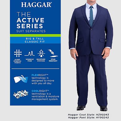 Big & Tall Active Series Classic-Fit Herringbone Suit Jacket