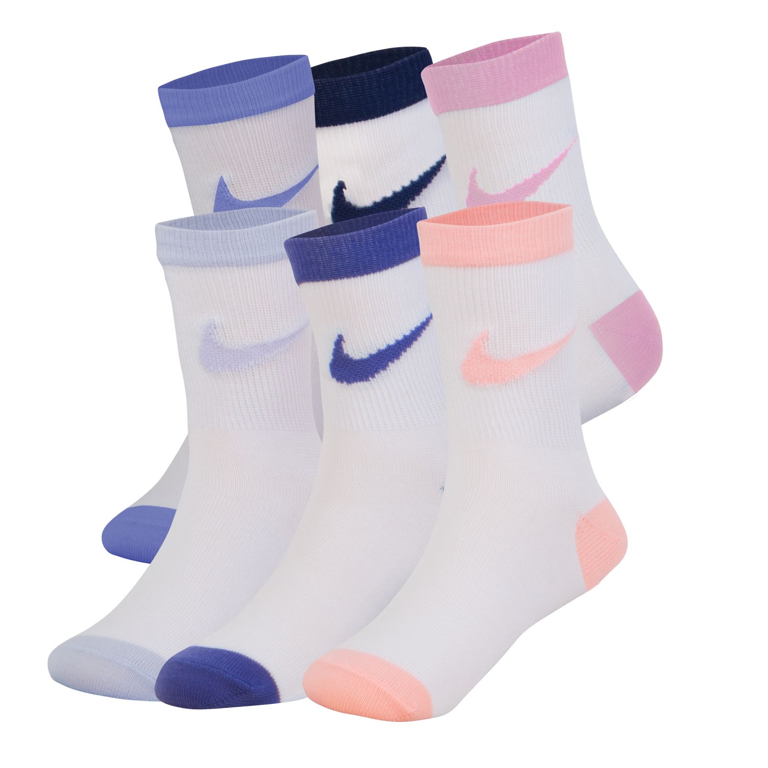 girls nike crew socks