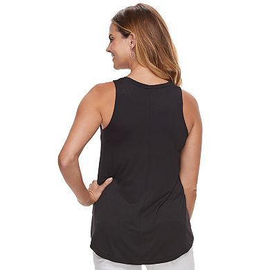 Women's Apt. 9 High Neck Swing Tank