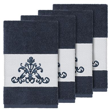 Linum Home Textiles Scarlet Embellished Hand Towel Set