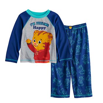 NEW Daniel Tiger Girls' Toddler Button Down Pajama Set 