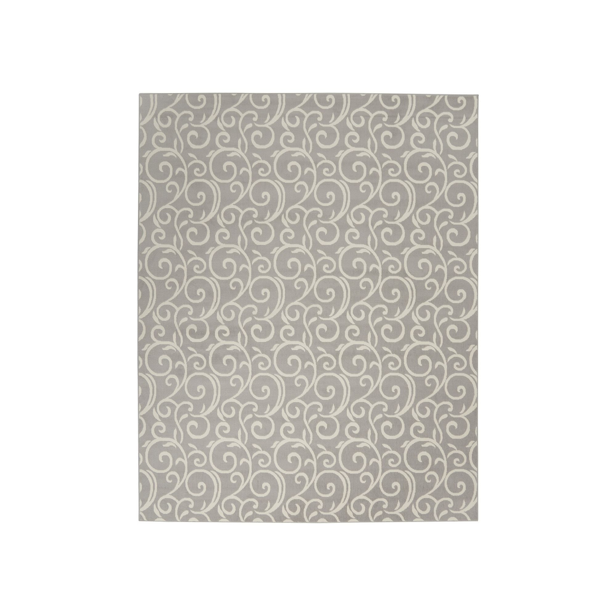 Nourison Nourison Grafix Scroll Area Rug, Gray