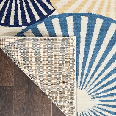 Nourison Grafix Circle Geometric Area Rug