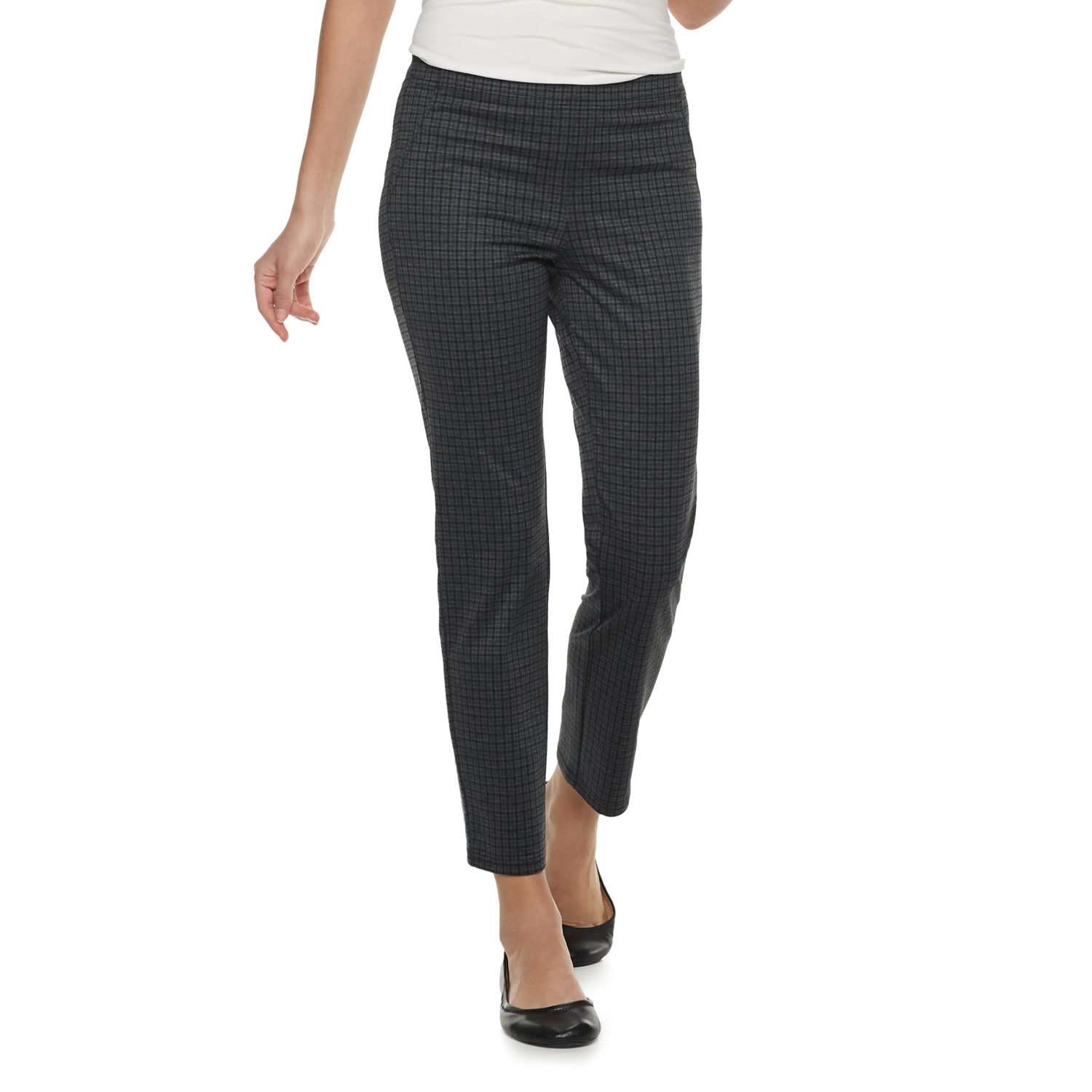 hue plaid leggings