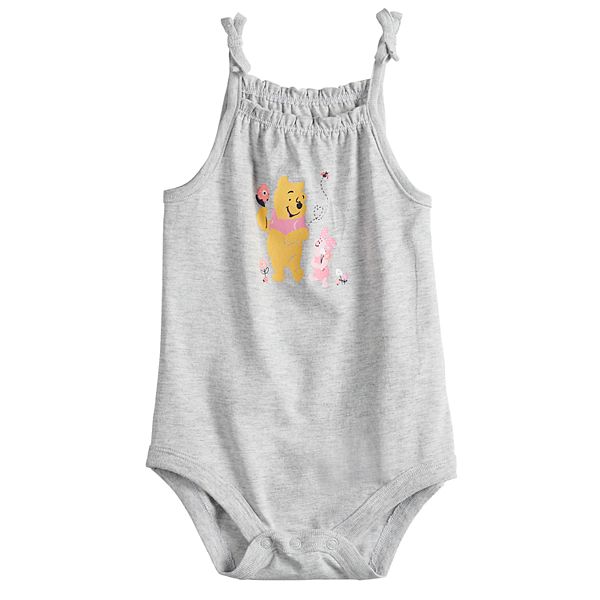 Disney S Winnie The Pooh Baby Girl Smocked Bodysuit By Jumping Beans