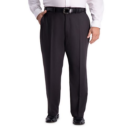 Big & Tall Haggar® Active Series Classic-Fit Herringbone Suit Pants