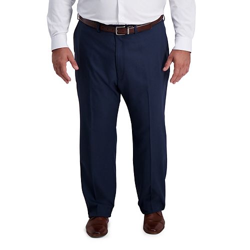 Big & Tall Haggar® Travel Performance Classic-Fit Stretch Flat-Front ...