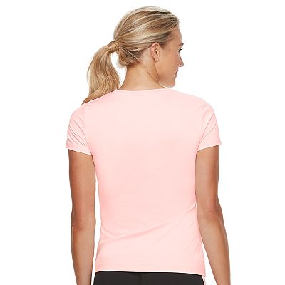 Women s FILA SPORT Short Sleeve V Neck Tee