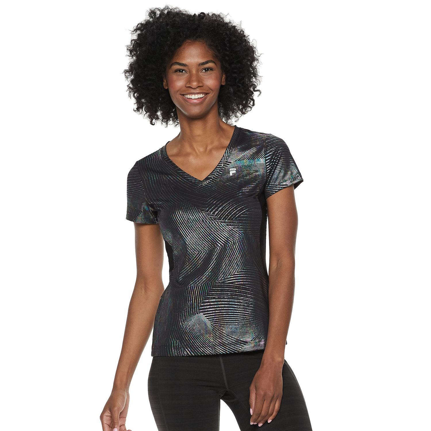 fila v neck t shirt