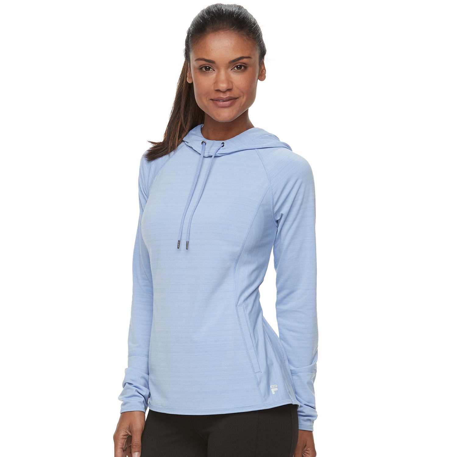 blue fila hoodie women's