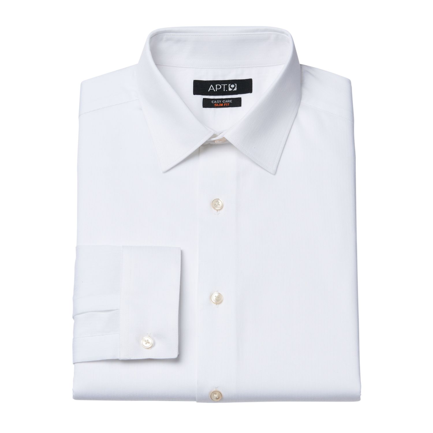 apt 9 white dress shirt