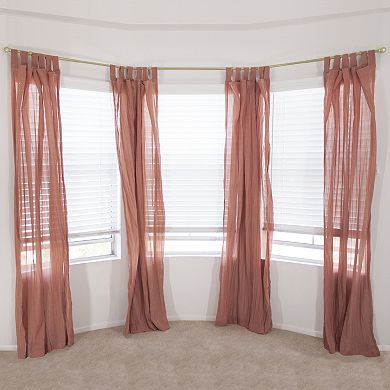 Decopolitan Bay Window 3/4'' Ball Drapery Rod Set