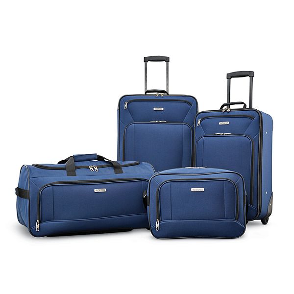 pubertet Ekspert Hændelse, begivenhed American Tourister Fieldbrook XLT 4-Piece Wheeled Luggage Set with Boarding  Bag