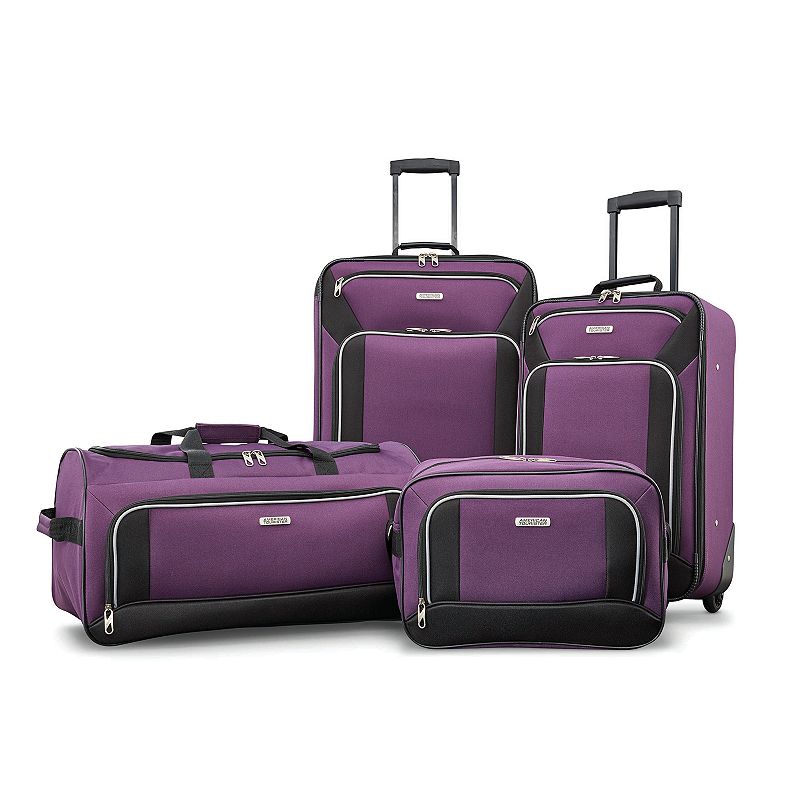 American Tourister Fieldbrook XLT 4-Piece Wheeled Luggage Set with Boarding