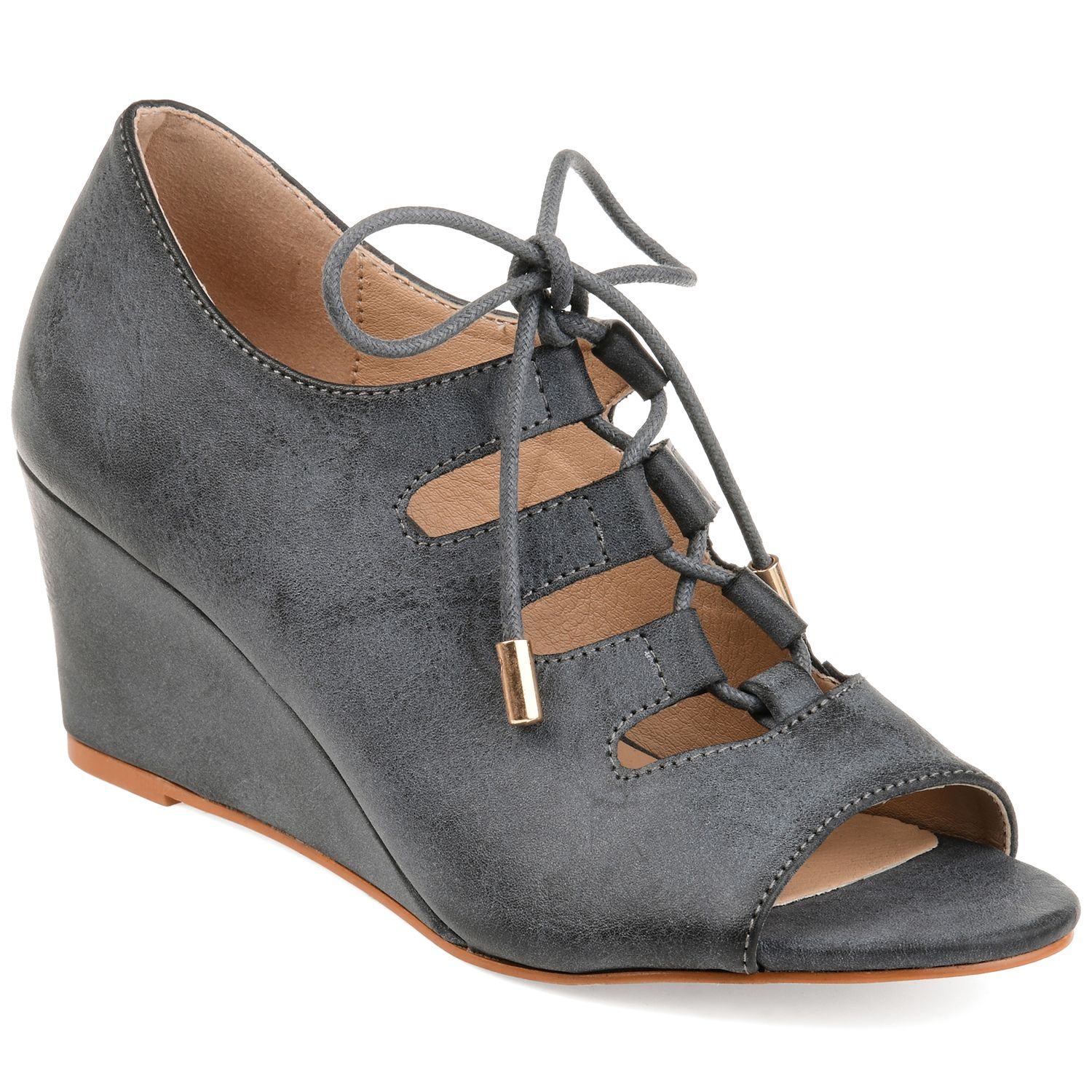 journee collection radia wedge pump