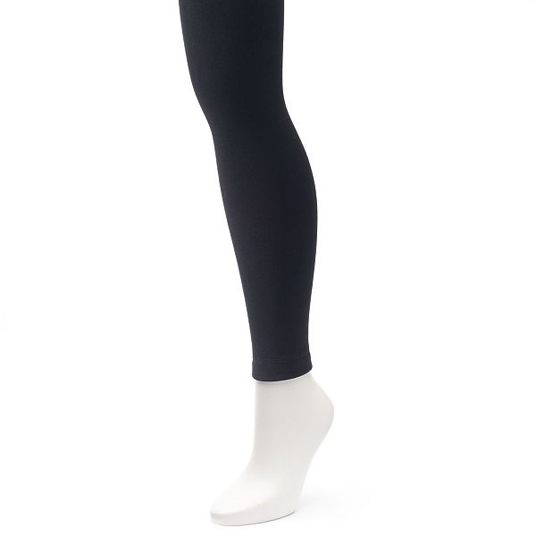 Plus Size Footless, Fleece Lined Tights