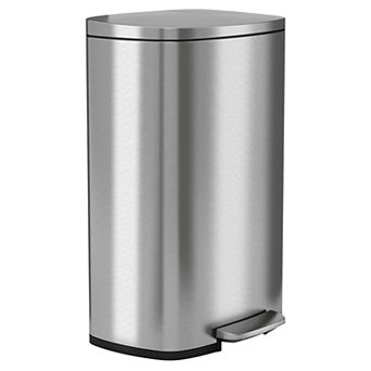 iTouchless Halo premium SoftStep 1.3-Gallon Stainless Steel Step Trash Can