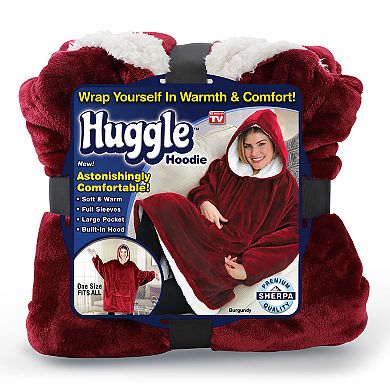 As Seen on TV Huggle Ultra Plush Blanket Hoodie