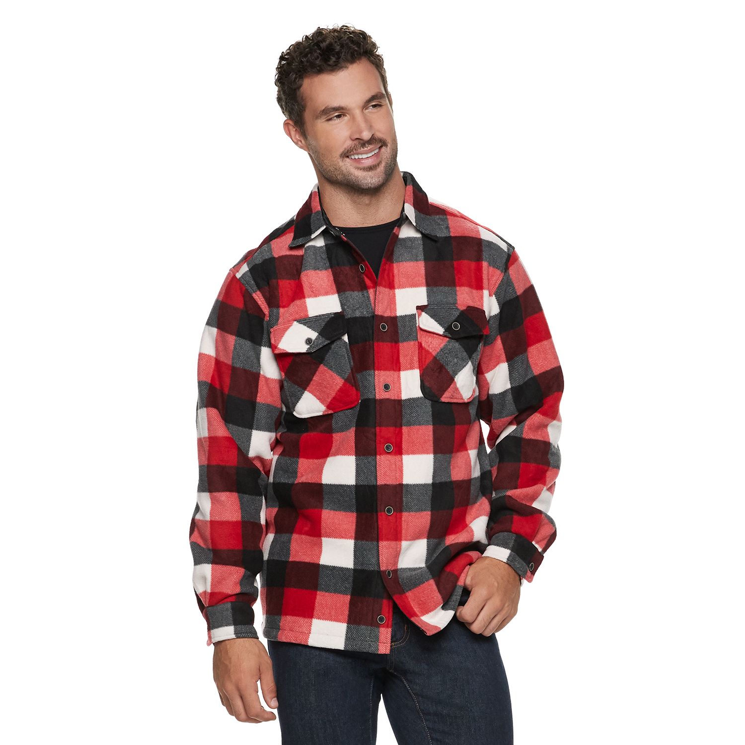 kohl's men's tall flannel shirts