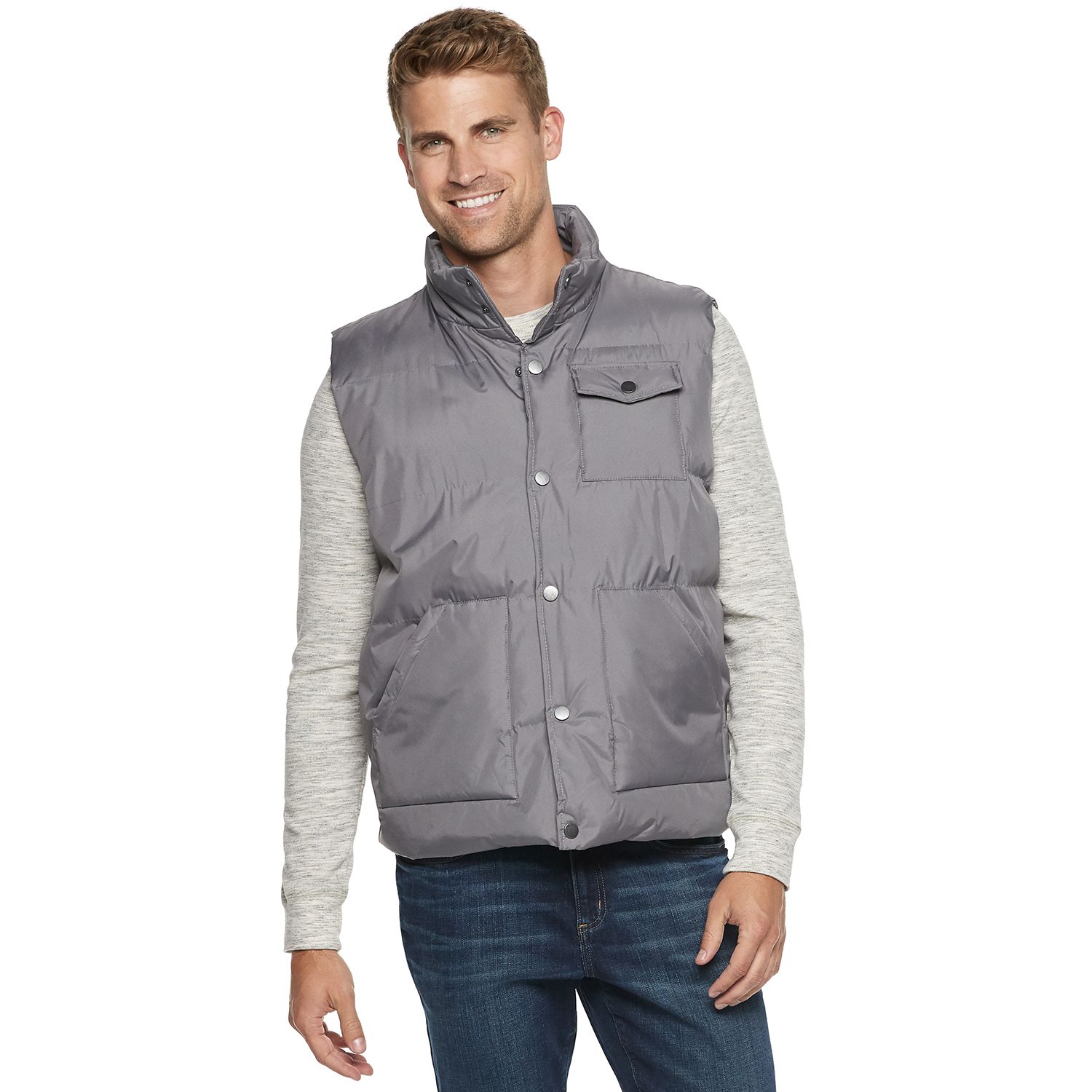 men's goose down vest