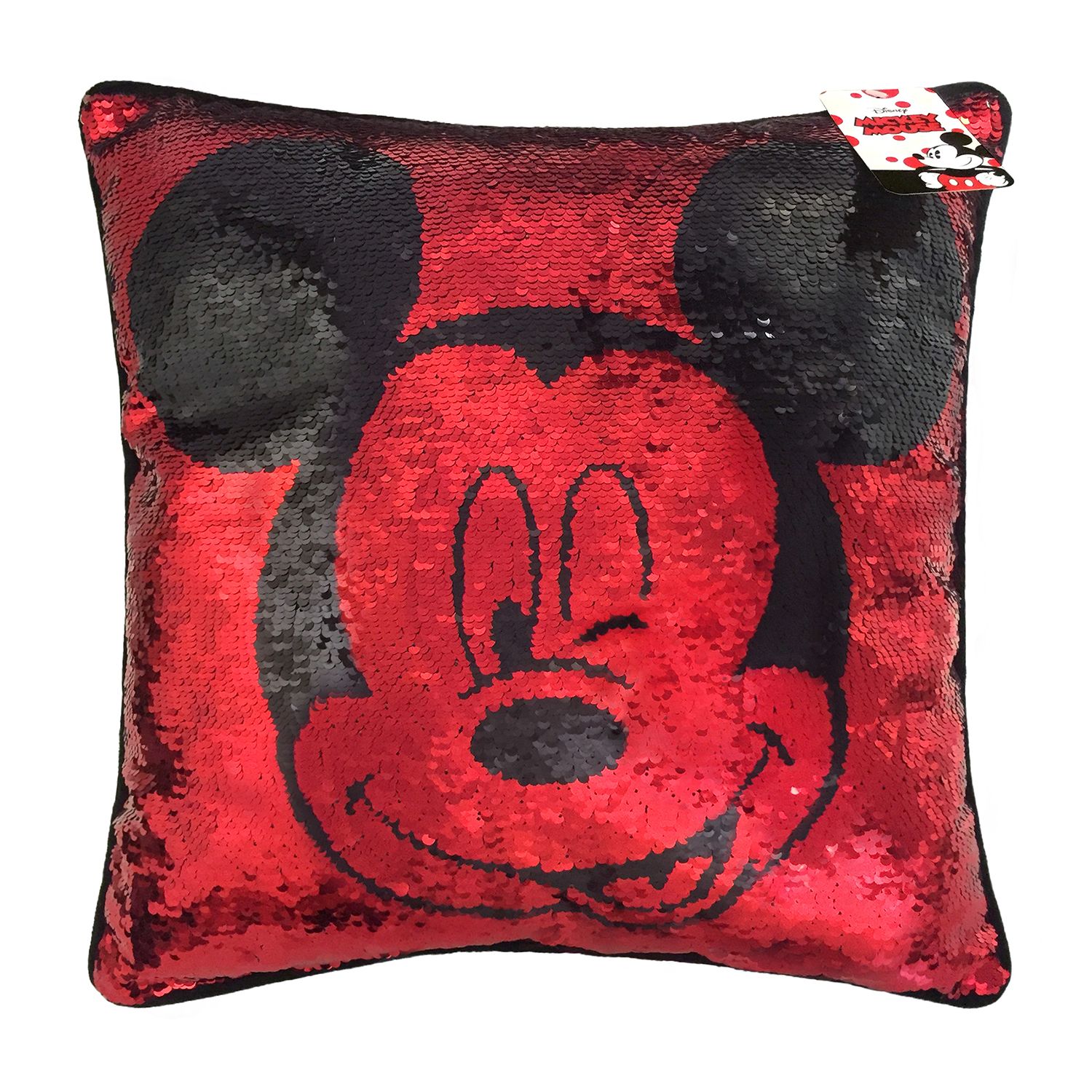 minnie mouse sequin pillow