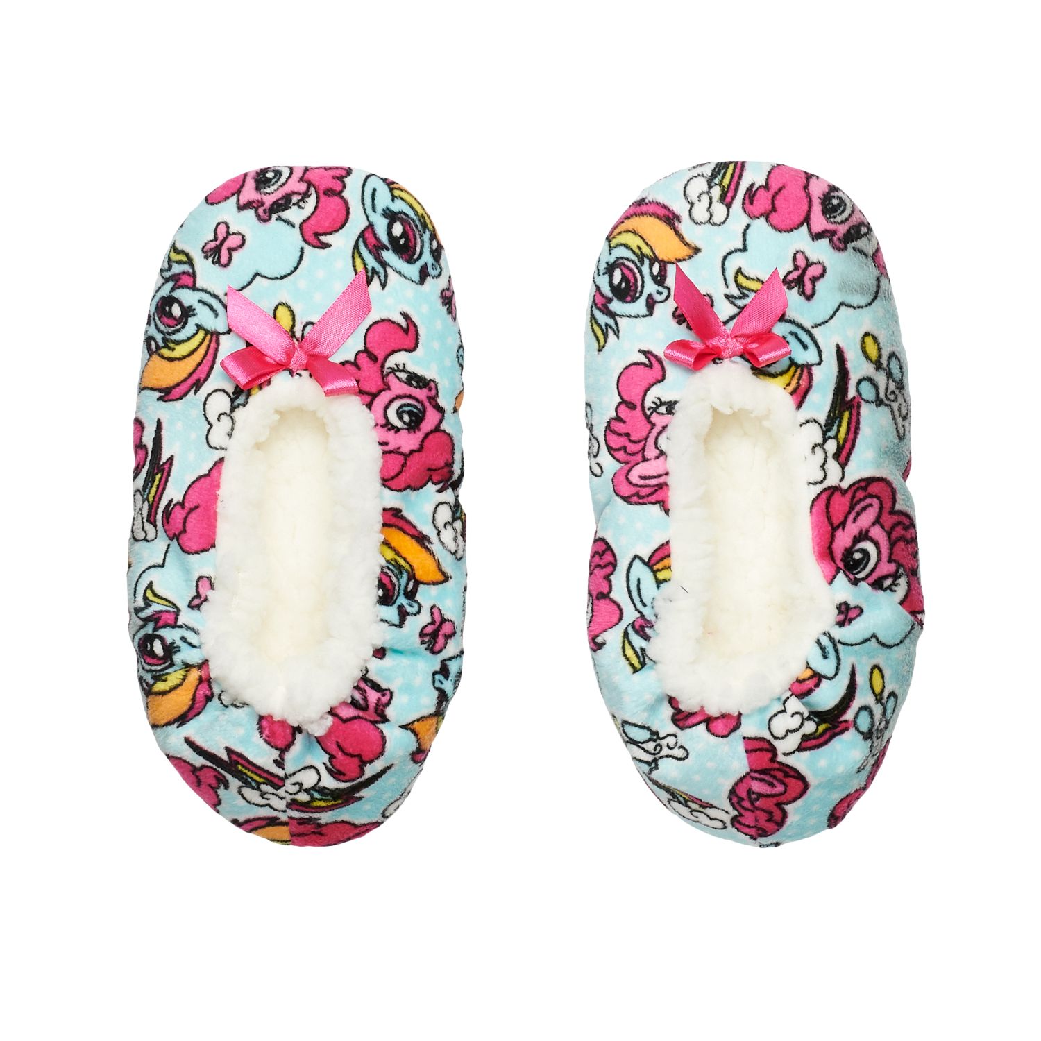 girls rainbow slippers