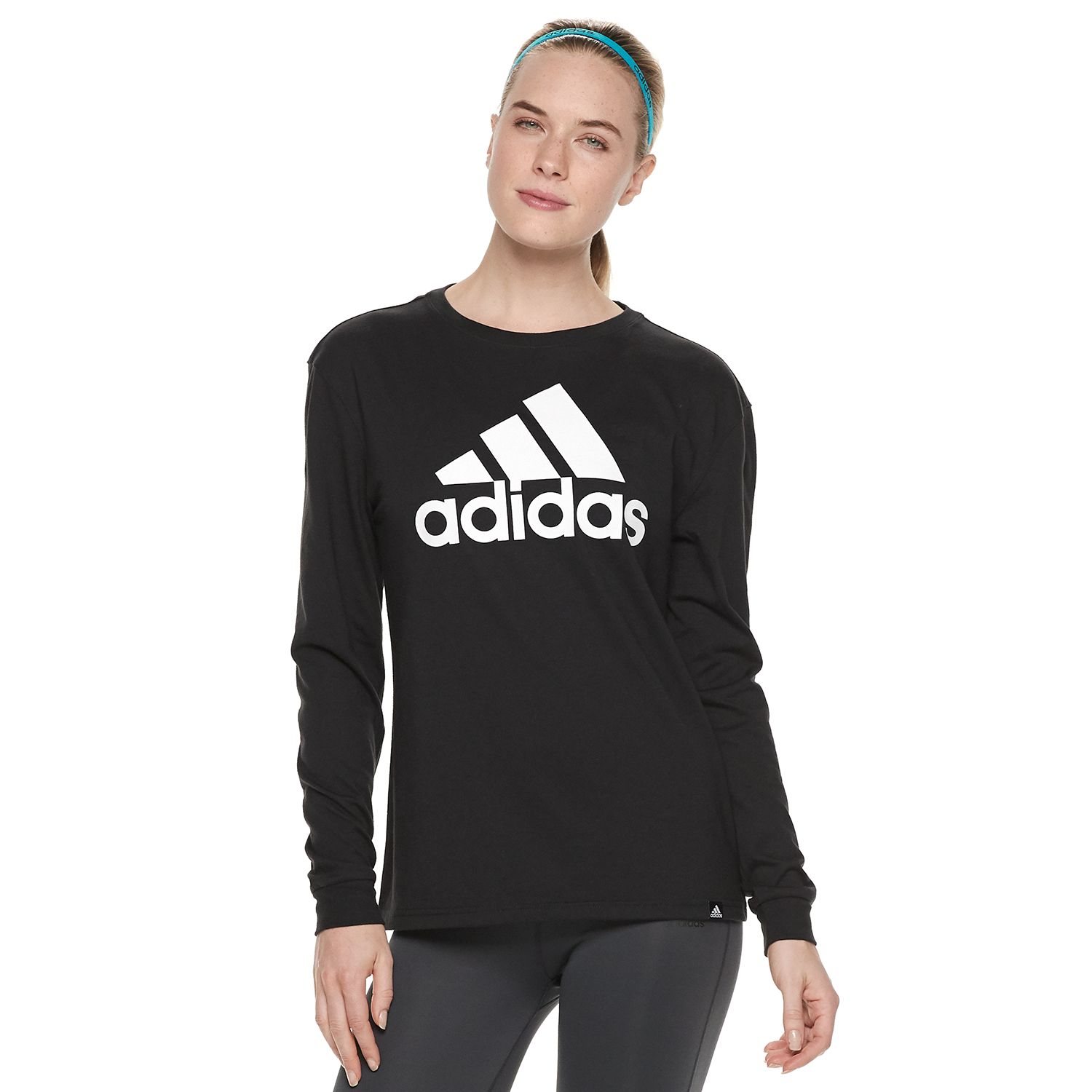 adidas long t shirt women's