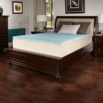 ComforPedic from Beautyrest 2-inch Comfort Choice Gel Flat Firm Mattress Topper