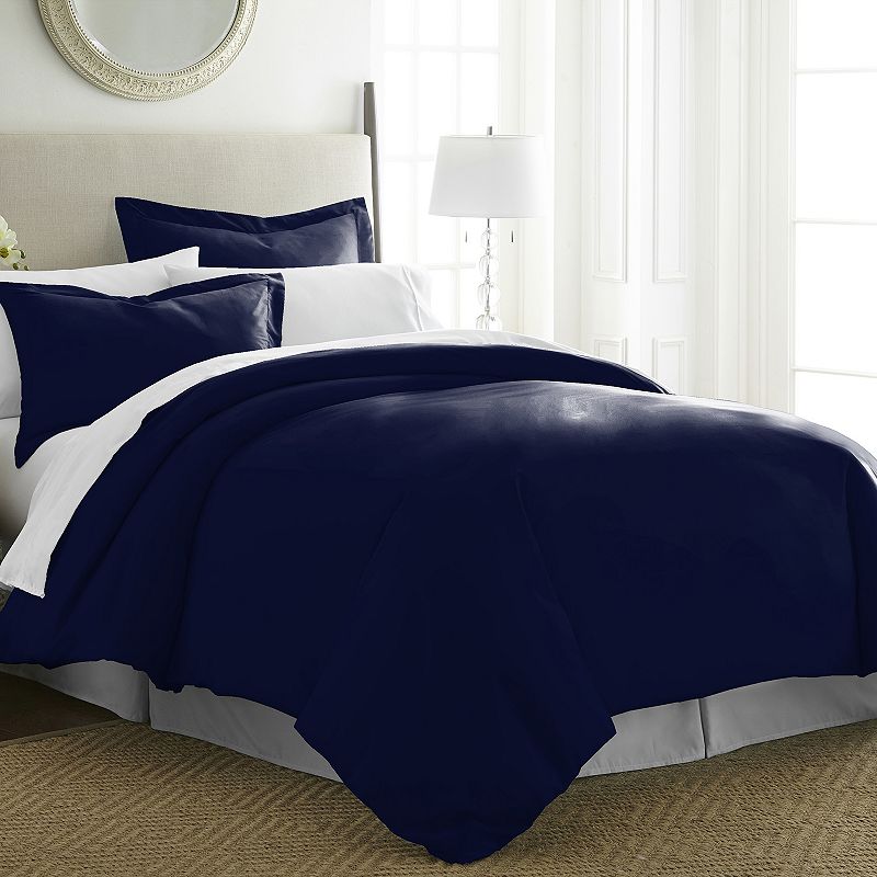 Pointehaven 525 Thread Count Duvet Cover Set, Blue, King