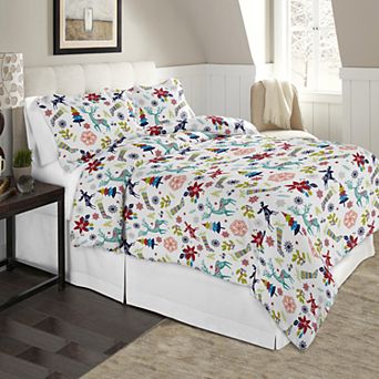 Celeste Home Flannel Duvet Cover Set