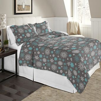 Celeste Home Flannel Duvet Cover Set