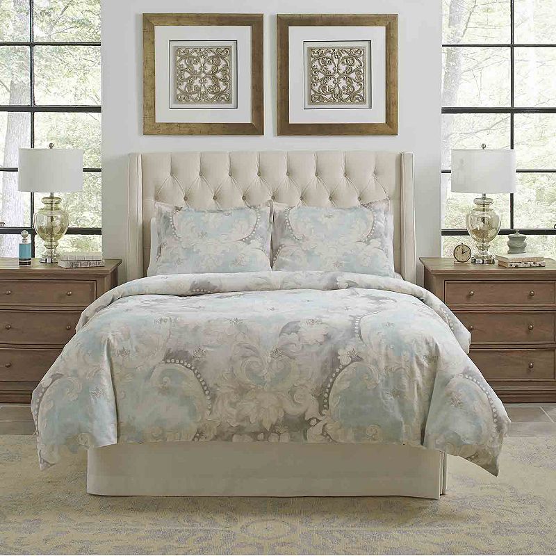 75800504 Pointehaven Riviera Embroidered Print Comforter Se sku 75800504