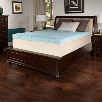 ComforPedic from Beautyrest 4-inch Comfort Choice Gel Flat Soft Mattress Topper