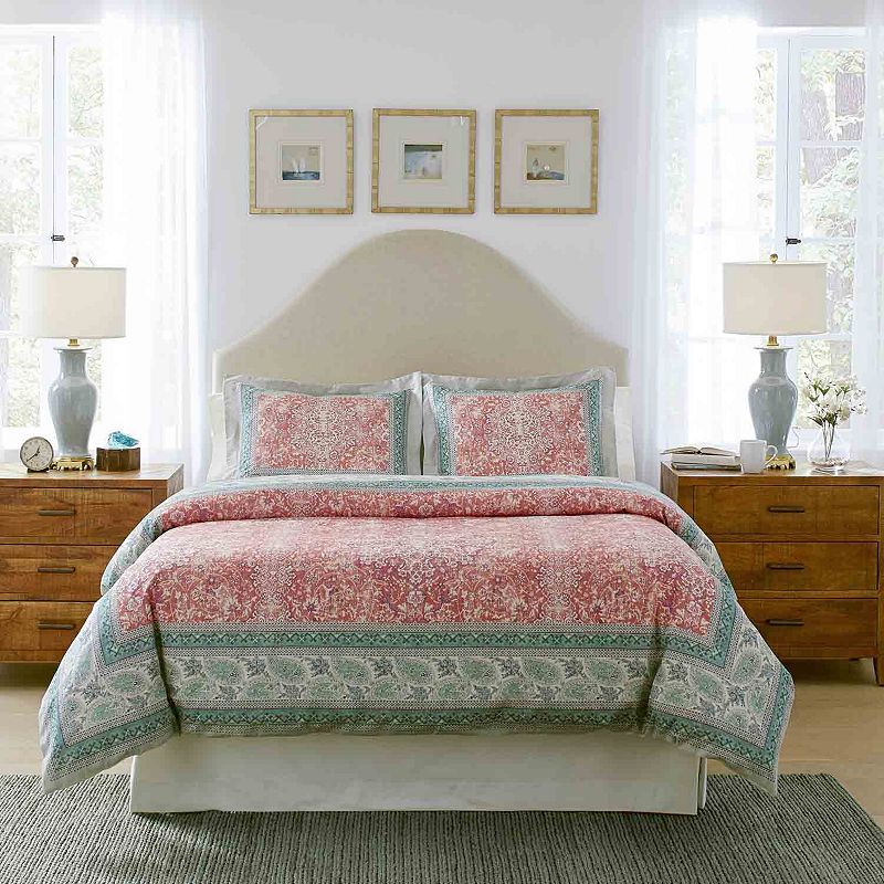 54200121 Pointehaven Casablanca Textured Print Duvet Cover  sku 54200121