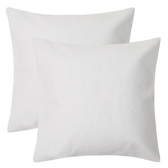 Pointehaven 450 Thread Count Dobby Cotton 2-pack Euro Shams