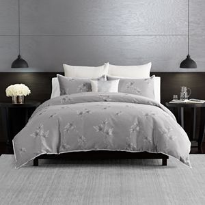 Simply Vera Vera Wang Midnight Chenille 3 Piece Duvet Cover Set