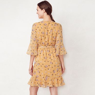 Women's LC Lauren Conrad Floral Faux-Wrap Dress