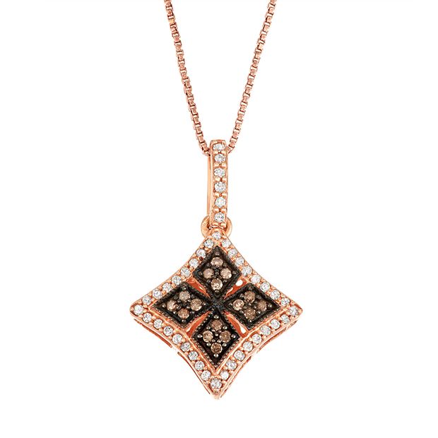 Kohls hot sale rose necklace