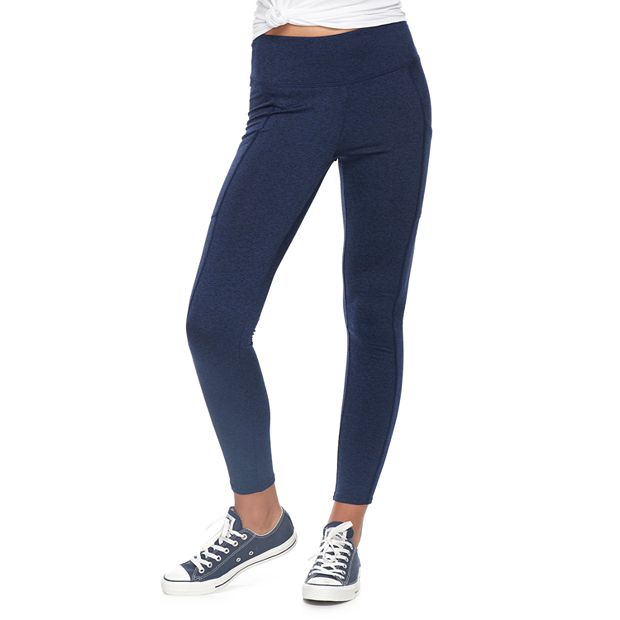 Kohls navy blue leggings sale