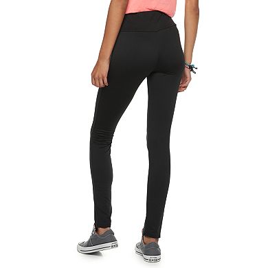Juniors' Pink Republic High-Waisted Lace-Up Leggings 